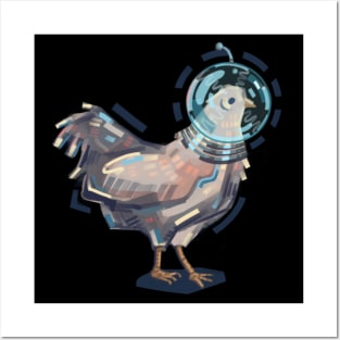 Space Chicken Posters and Art